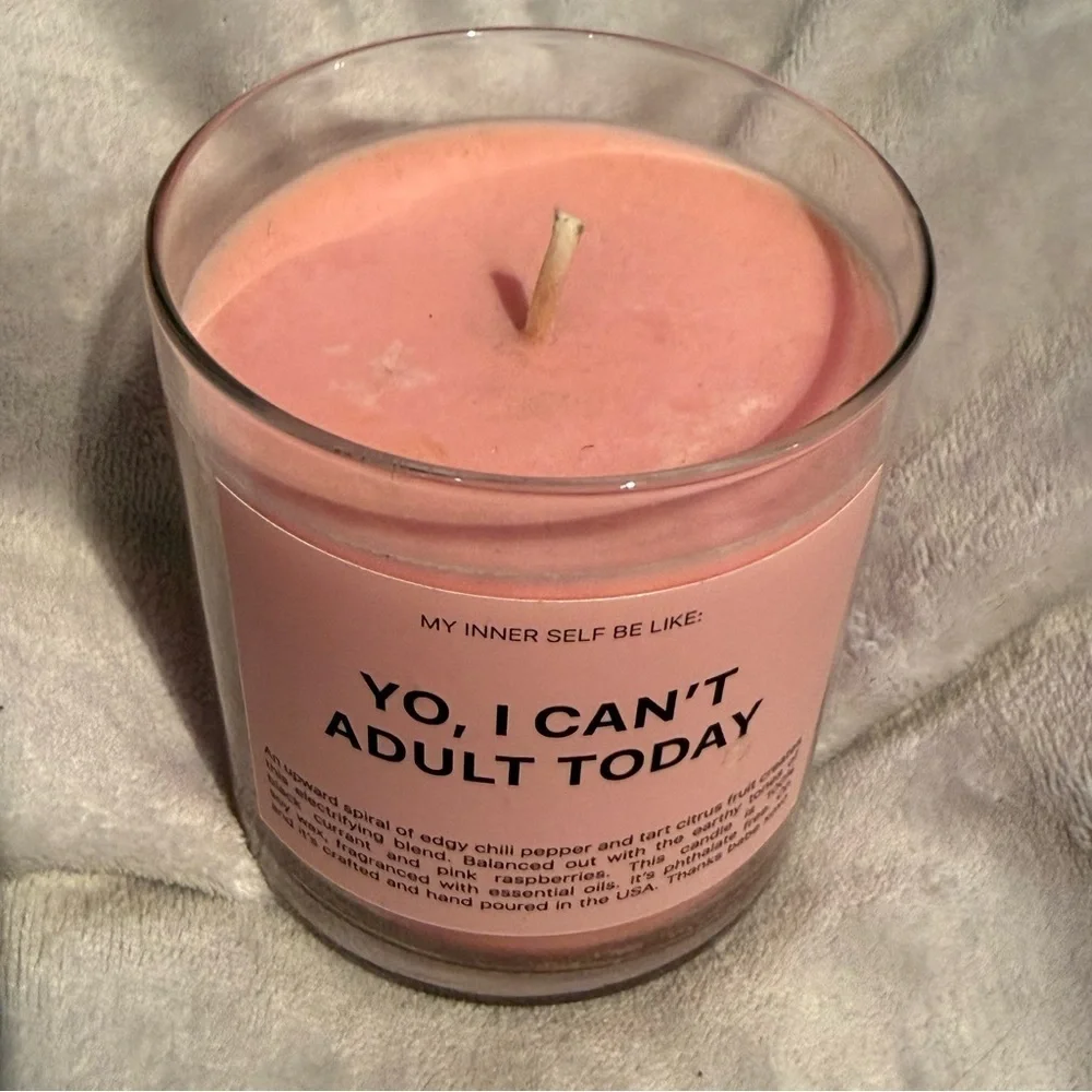 NEW Ryan Porter Candier Can’t adult Today Full Size candle